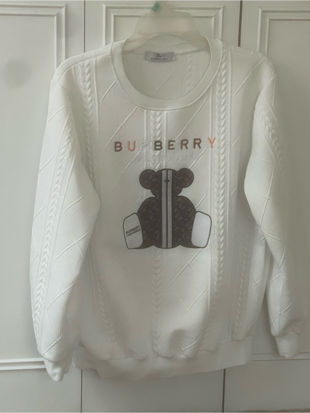 Crew Neck Bear Sweater